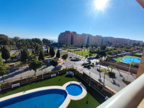 Vistas al mar en Apartamentos Azahar I